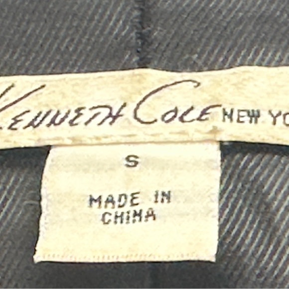 Kenneth Cole black leather jacket size - Picture 3 of 5